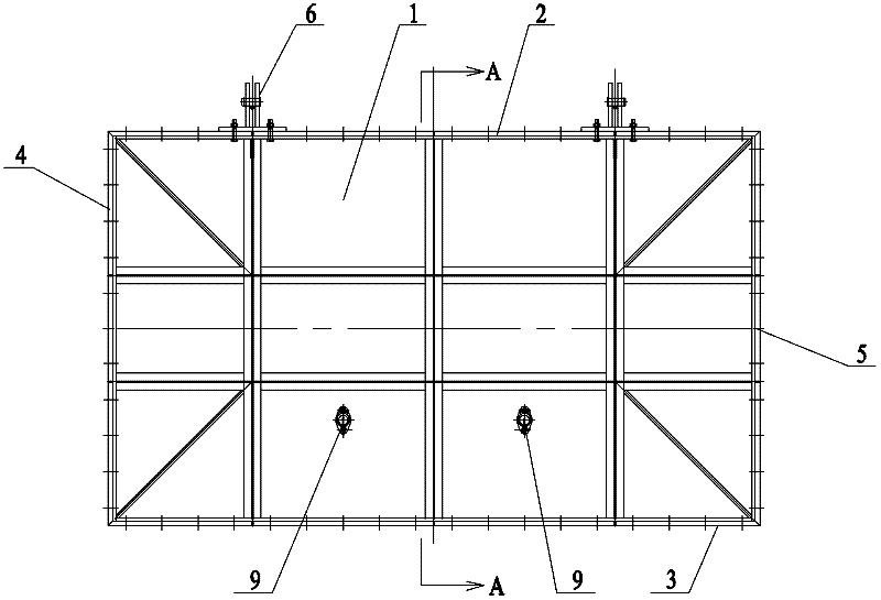 Lifting furnace door with multiple peepholes