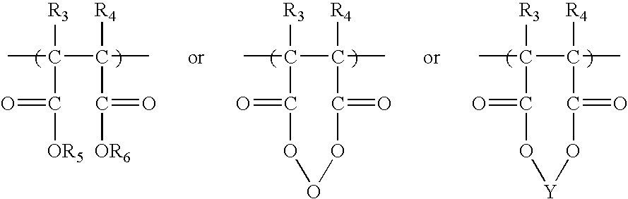 Anionic polymers composed of dicarboxylic acids and uses thereof