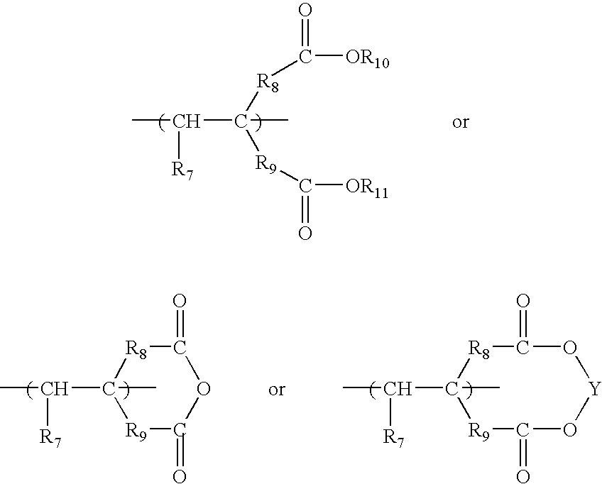 Anionic polymers composed of dicarboxylic acids and uses thereof