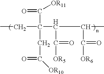 Anionic polymers composed of dicarboxylic acids and uses thereof