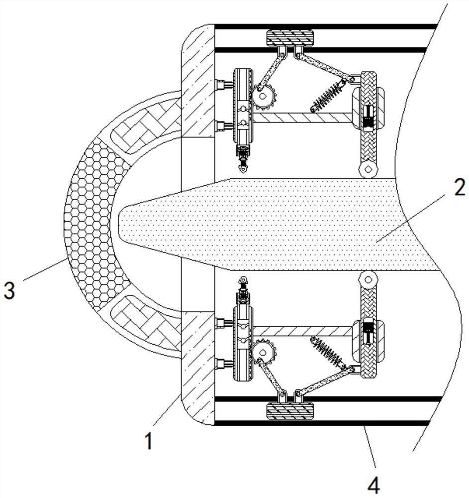 External thread grooving correction device for threaded pipe machining