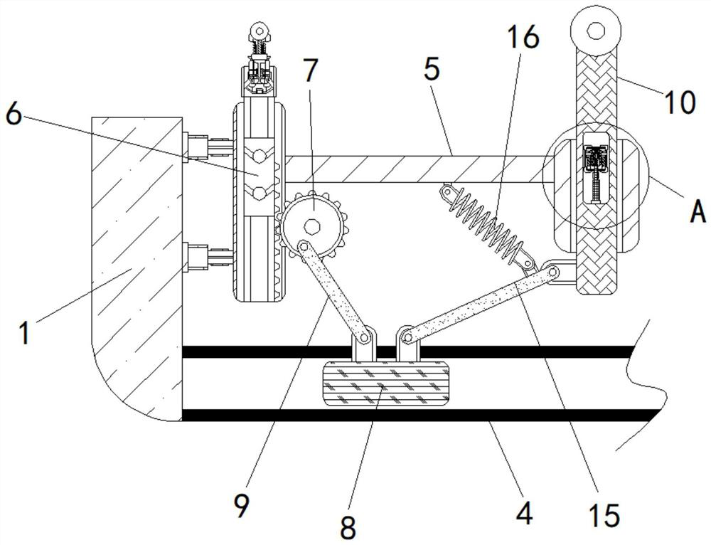 External thread grooving correction device for threaded pipe machining