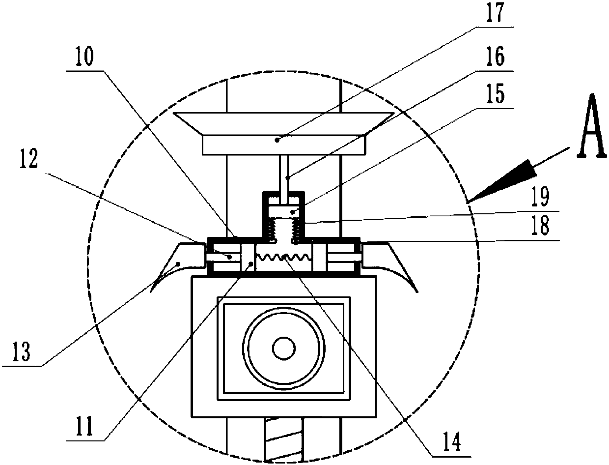 Outdoor monitoring camera equipment with rainproof function