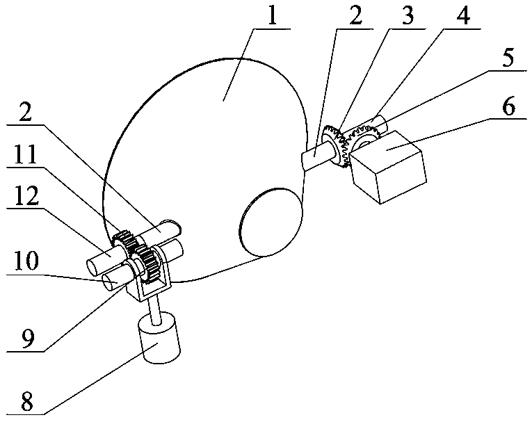 Self-adaption control vehicle headlamp structure and control method