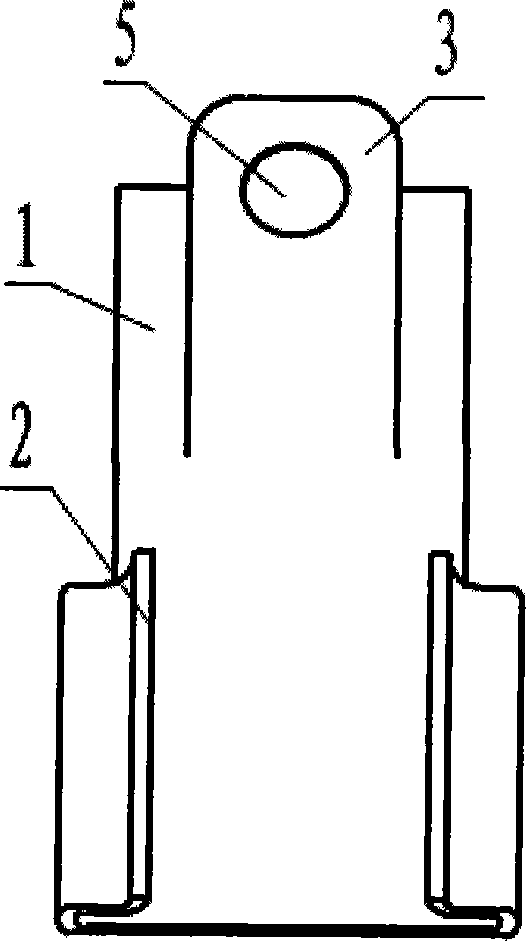 Spinal crest elastic internal fixation device