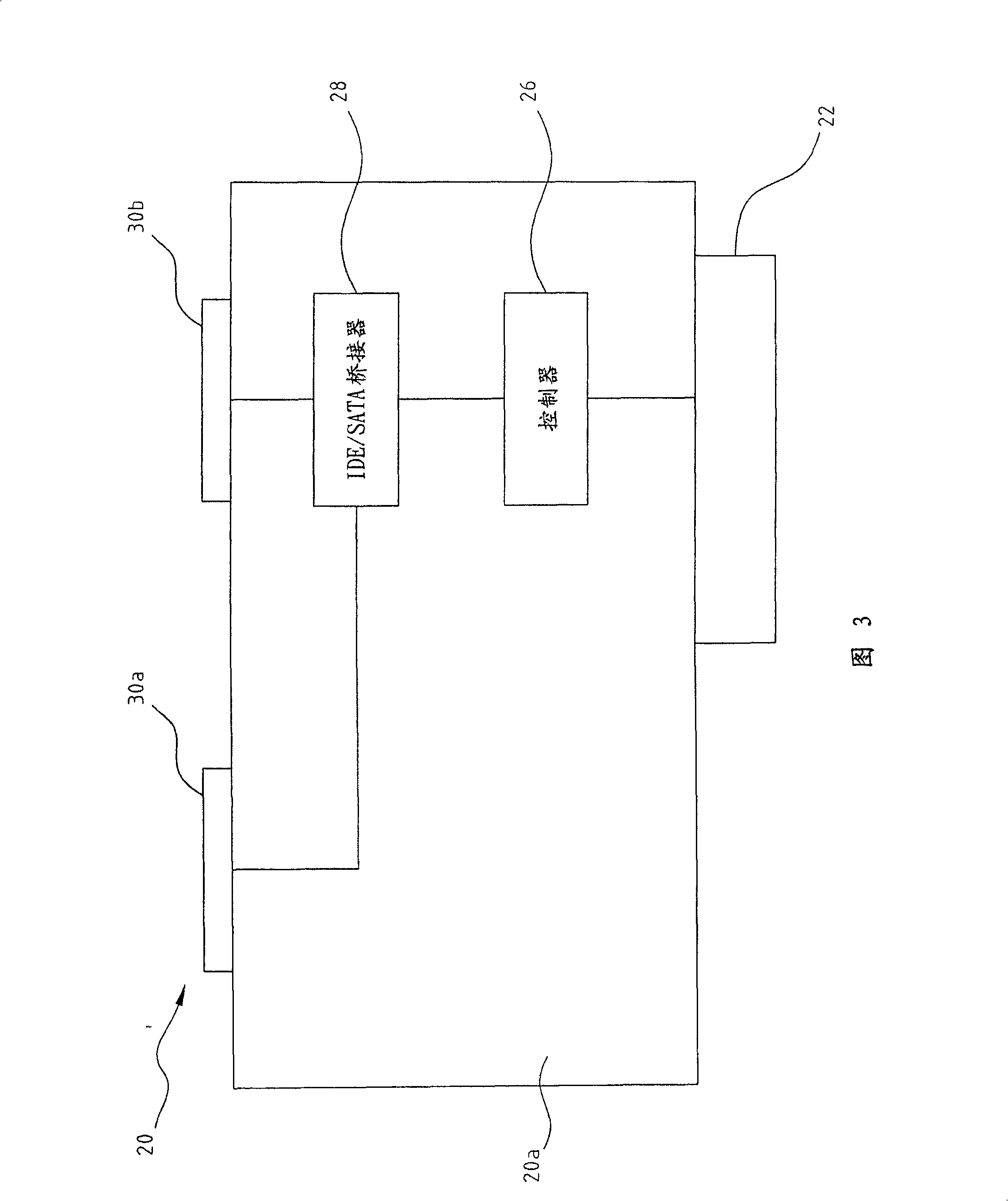 Adapter card of analog hard disk interface