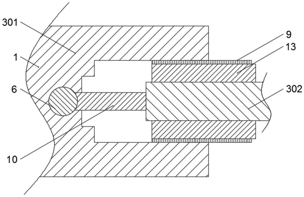 Comb tooth type damping displacement bridge expansion device