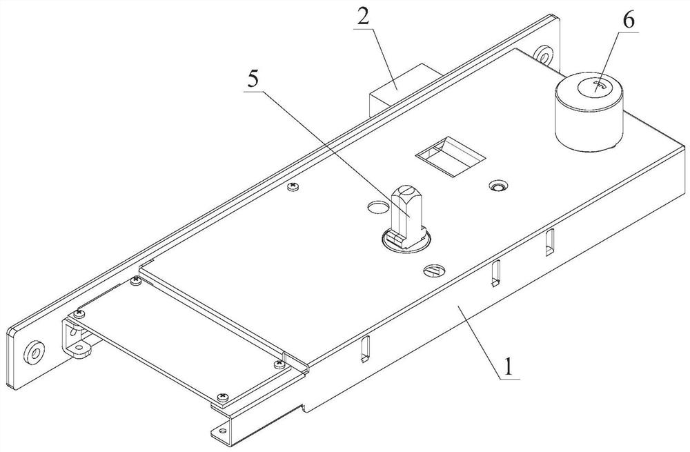 Intelligent door lock structure