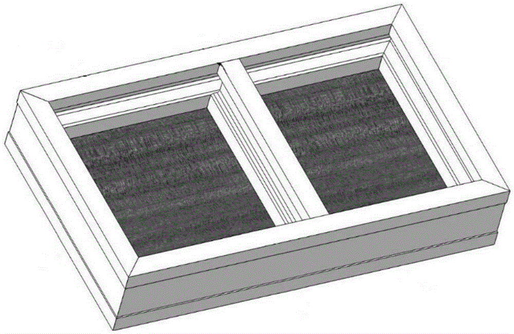 Aluminum wood composite formwork system for buildings