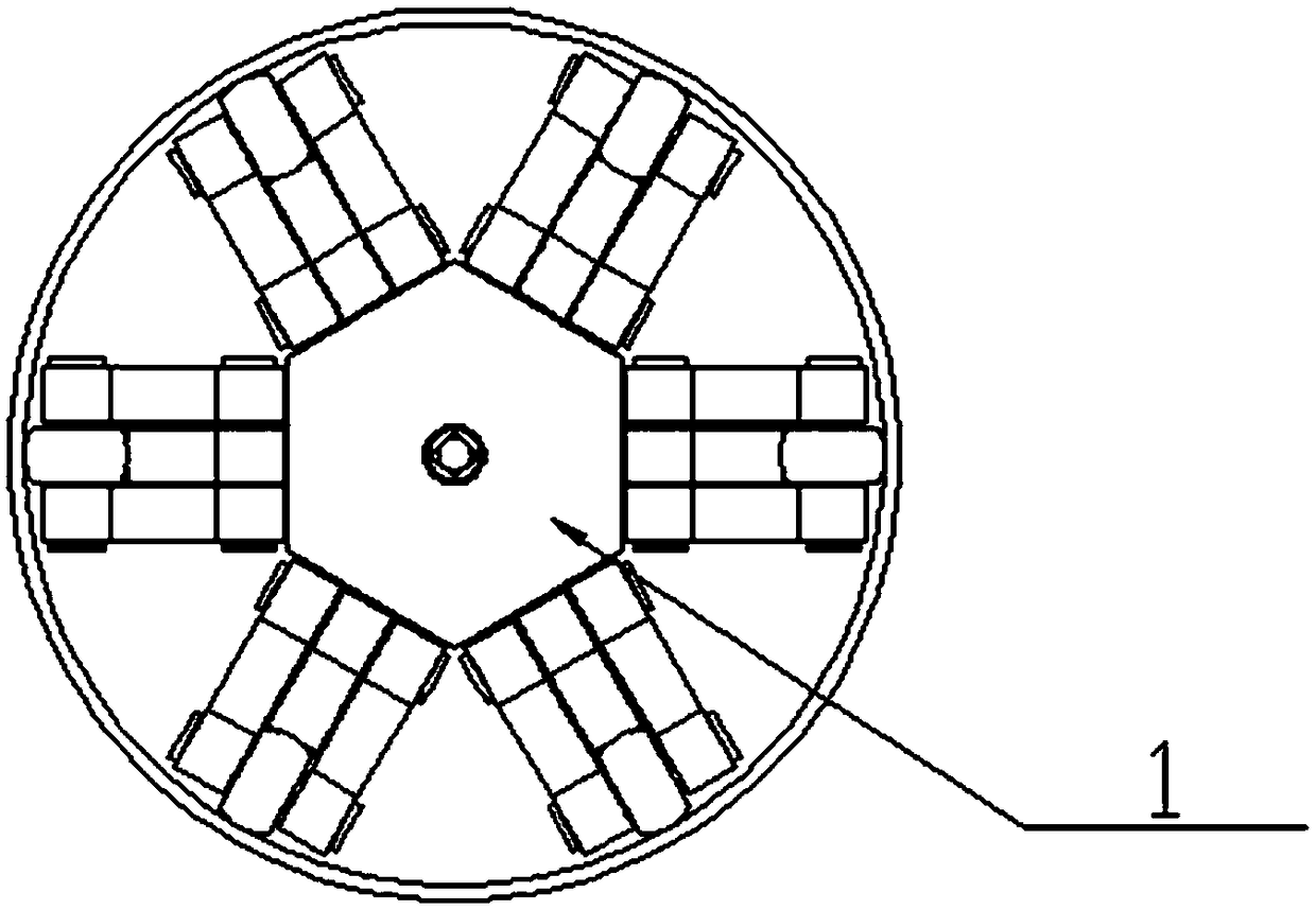 Supporting tool in thin-wall pipe