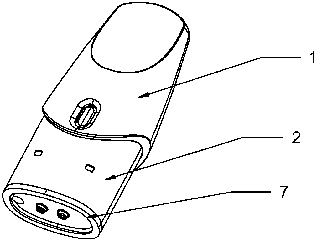 Atomizer with integrated horizontal atomizing core and electronic cigarette with same