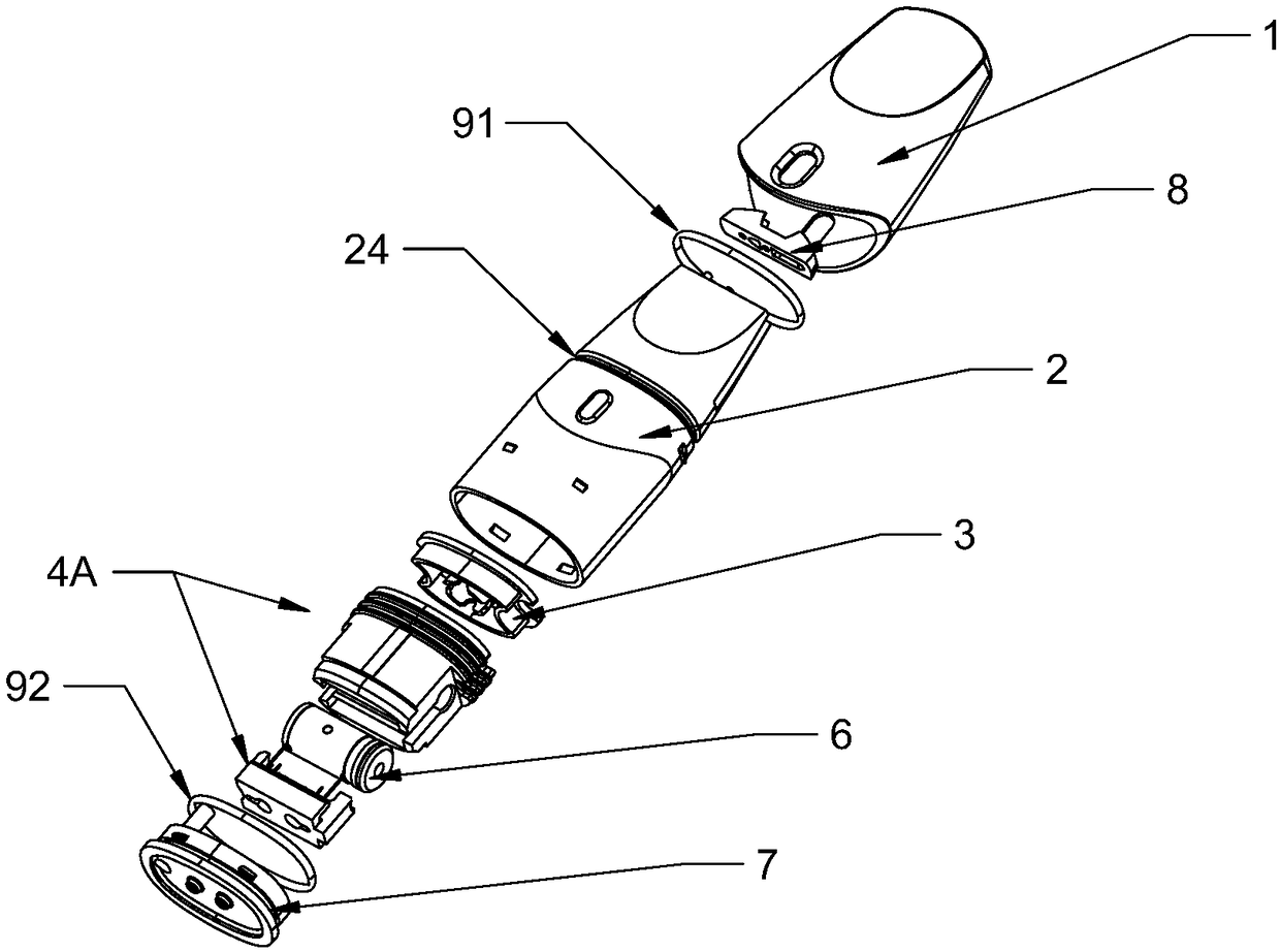 Atomizer with integrated horizontal atomizing core and electronic cigarette with same