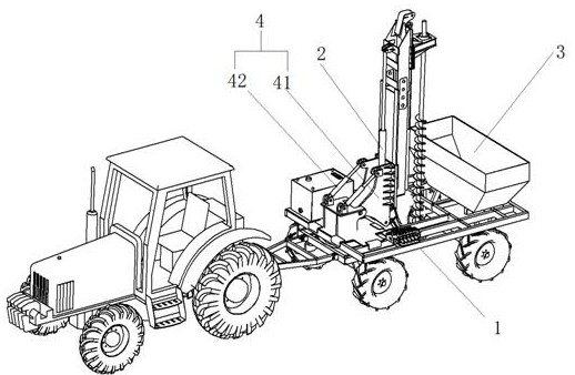 Saline-alkali soil transformation device