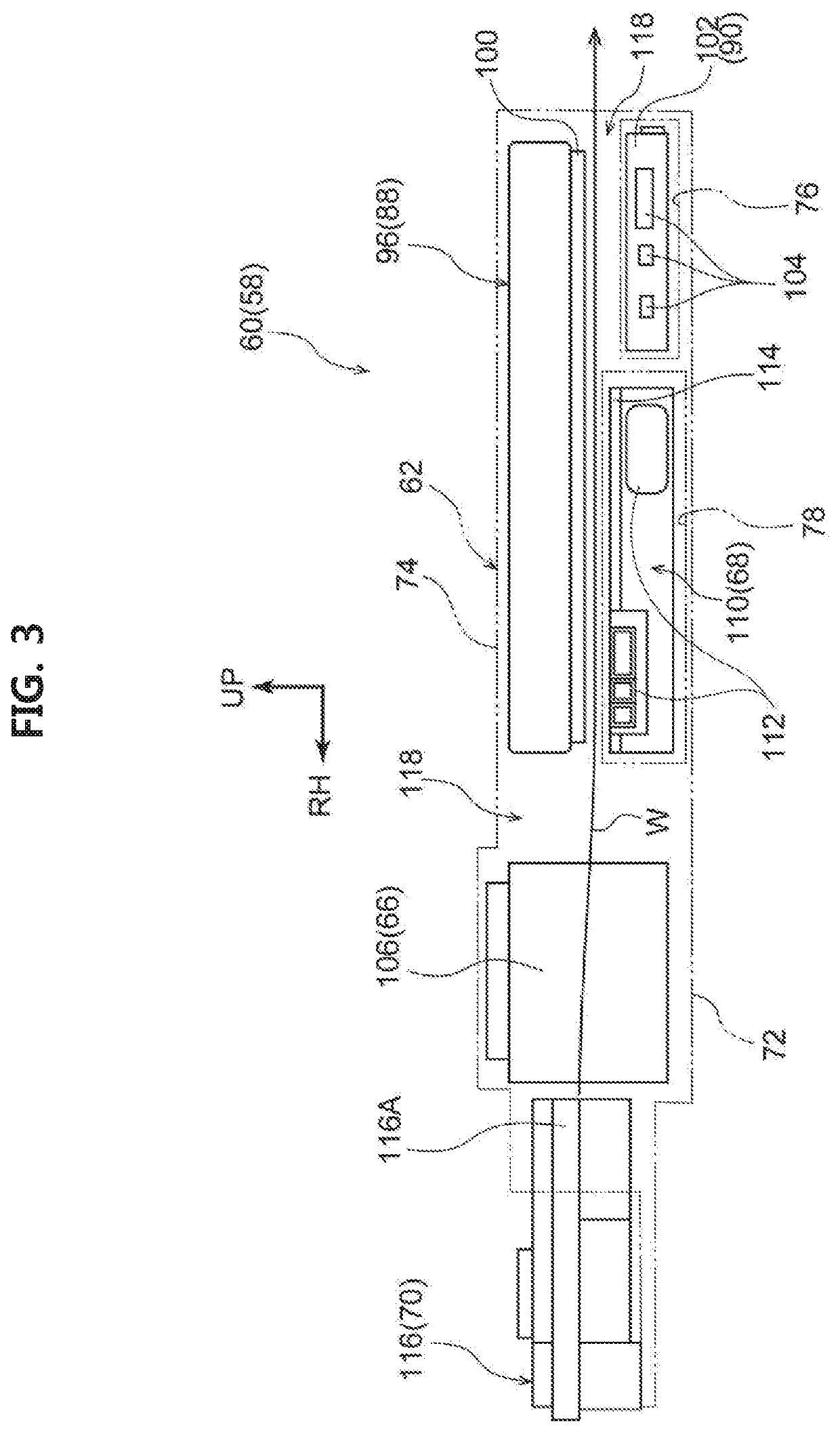 Autonomous driving device module mounting structure and autonomous driving electric vehicle