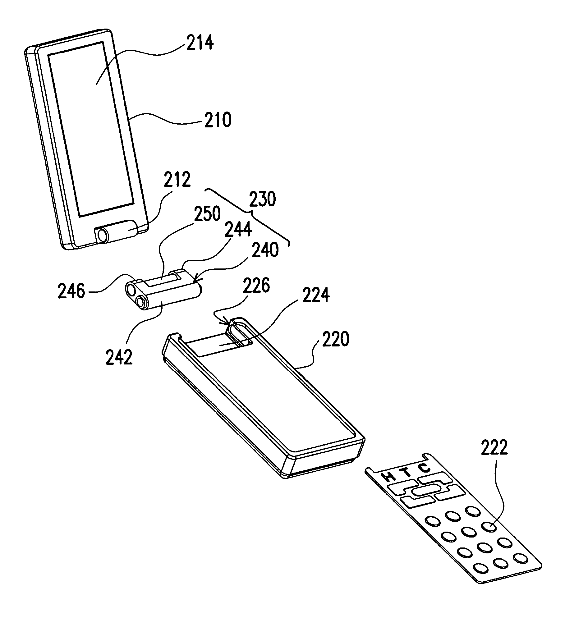 Handheld electronic device having shiftable pivot structure