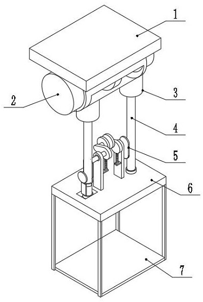 A galvanized steel wire rope balance automatic lifting device