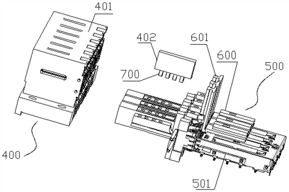 A charging pile main controller assembly device