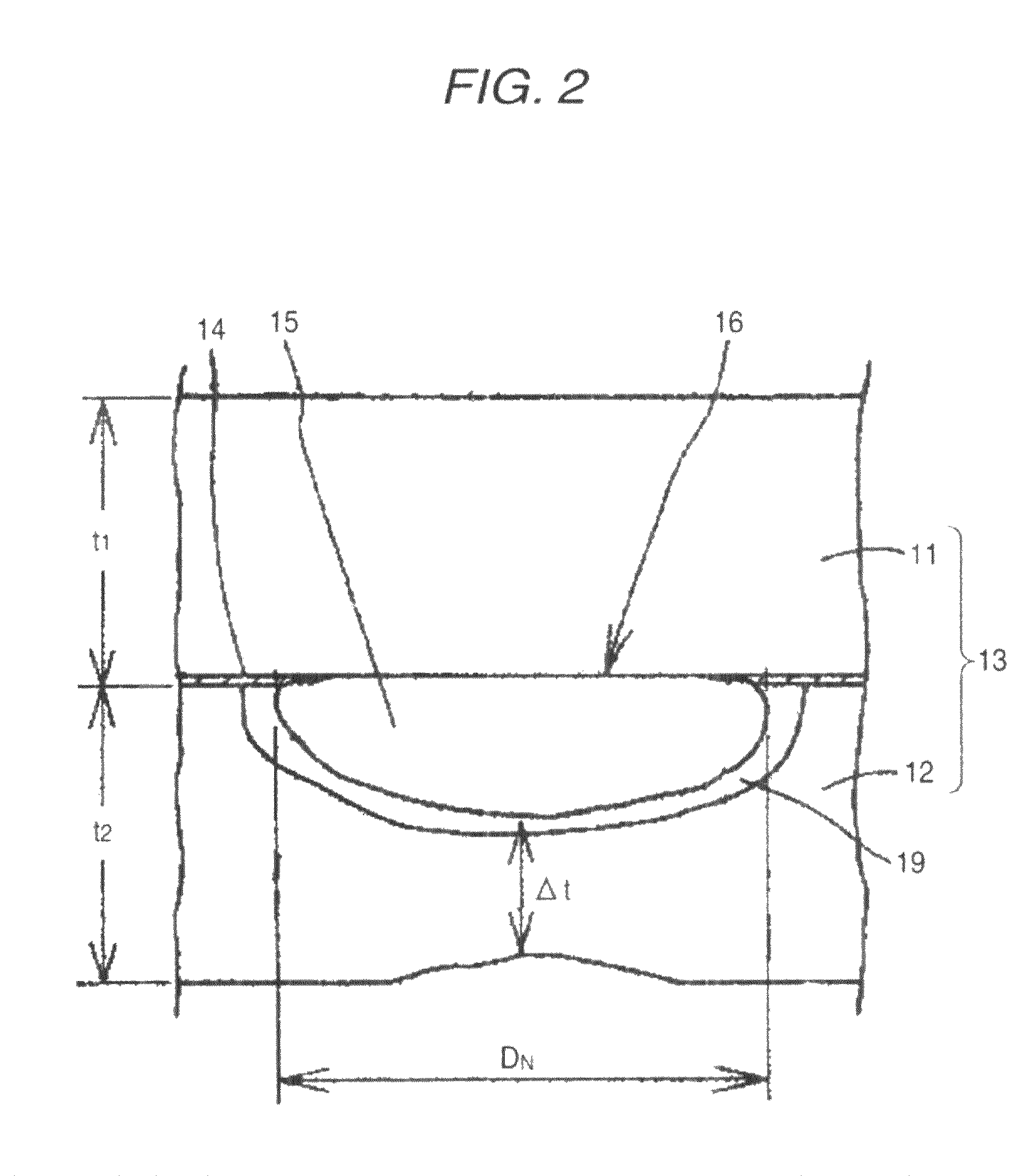 Joint product between steel product and aluminum material, spot welding method for the joint product, and electrode chip for use in the joint product