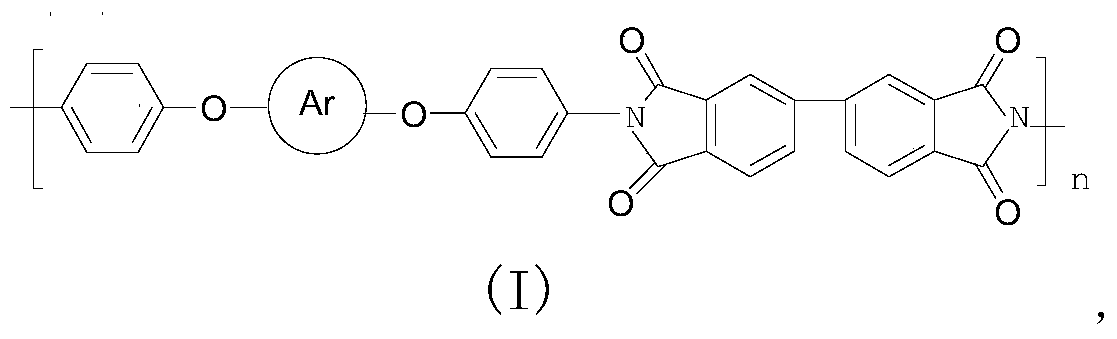 A polyimide filter membrane, its preparation method and application