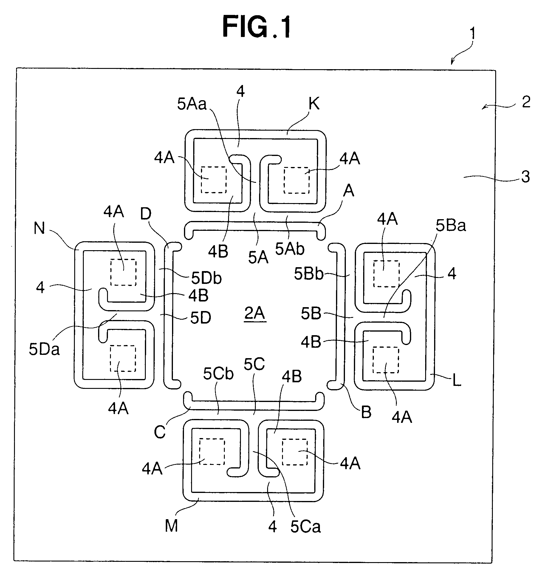 Force sensor chip