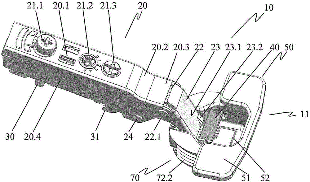 Furniture hinge