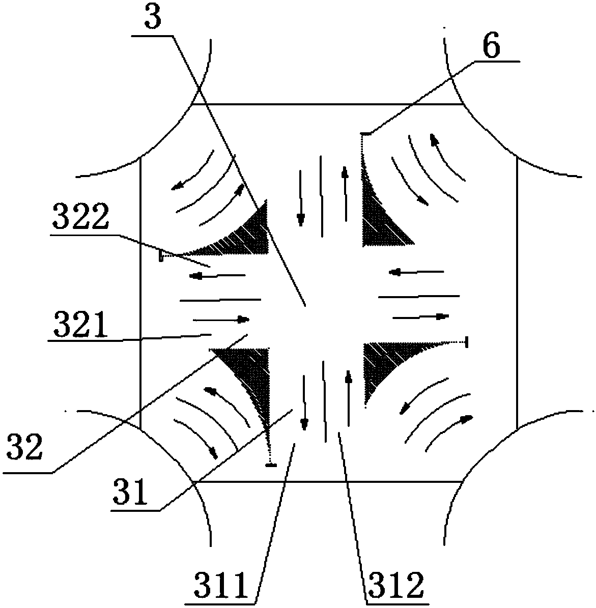 Conflict-free two-phase signal intersection