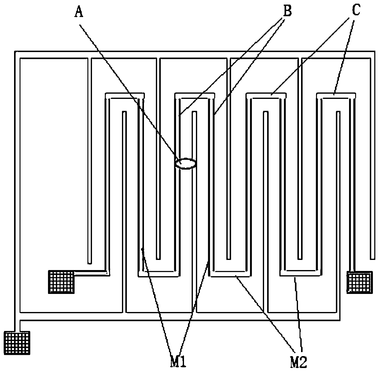 Semiconductor failure location test unit and failure location method thereof