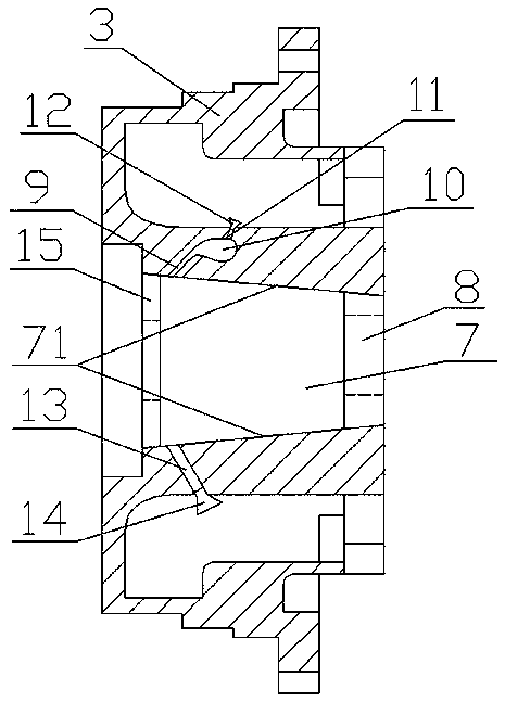 Centrifugal pump low in failure rate