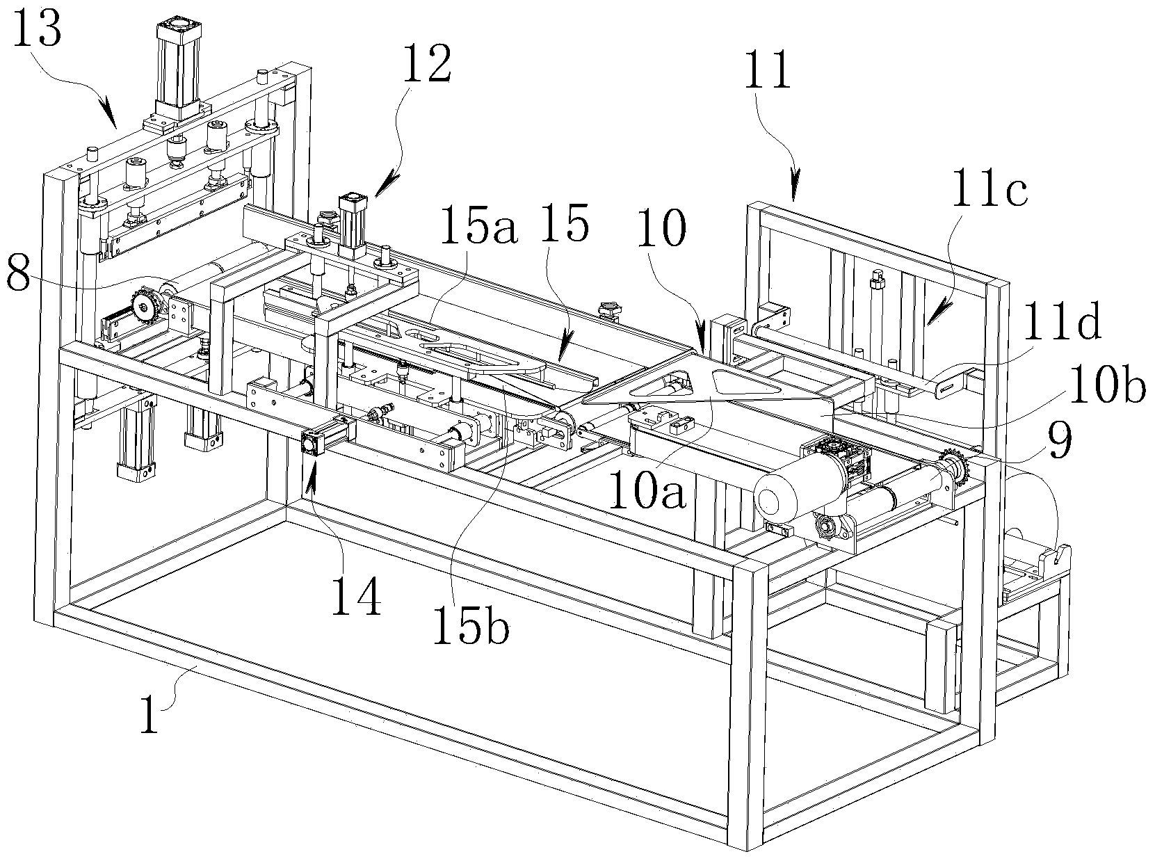 Automatic explosive cartridge medium-package packaging machine