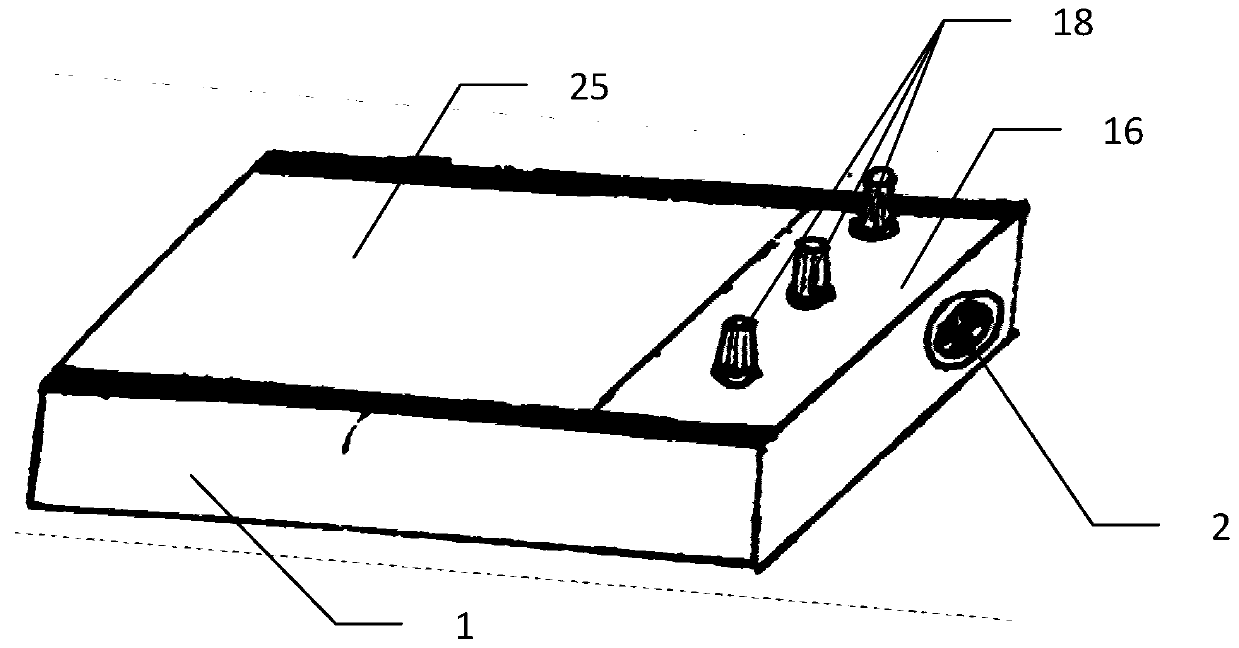 Signal sampling teaching demonstration instrument based on time domain waveform