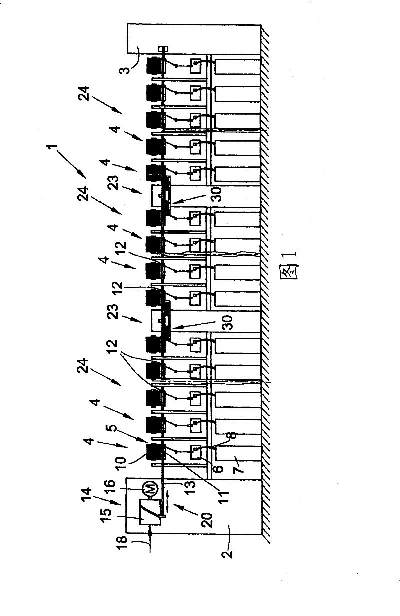 Cross-winding device for a textile machine which produces cross-wound bobbins