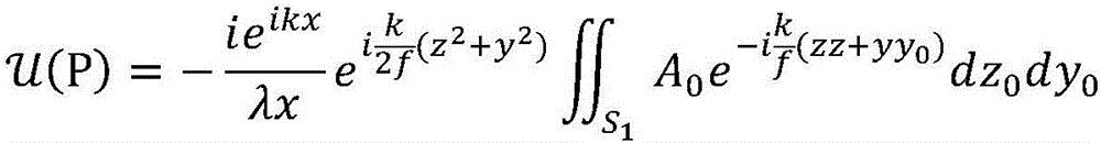 Method for calibrating positions of small holes in spatial filter by means of diffraction patterns