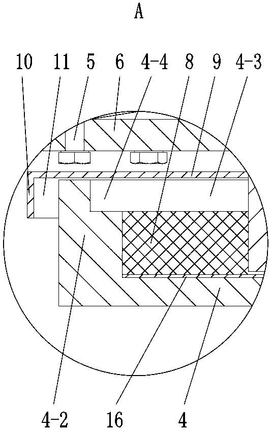 Embedded speed-locked friction pendulum damping mounting support