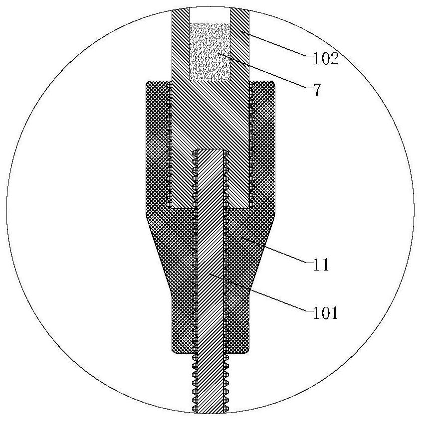 An anchoring device for preventing freeze-thaw damage of slopes in cold regions