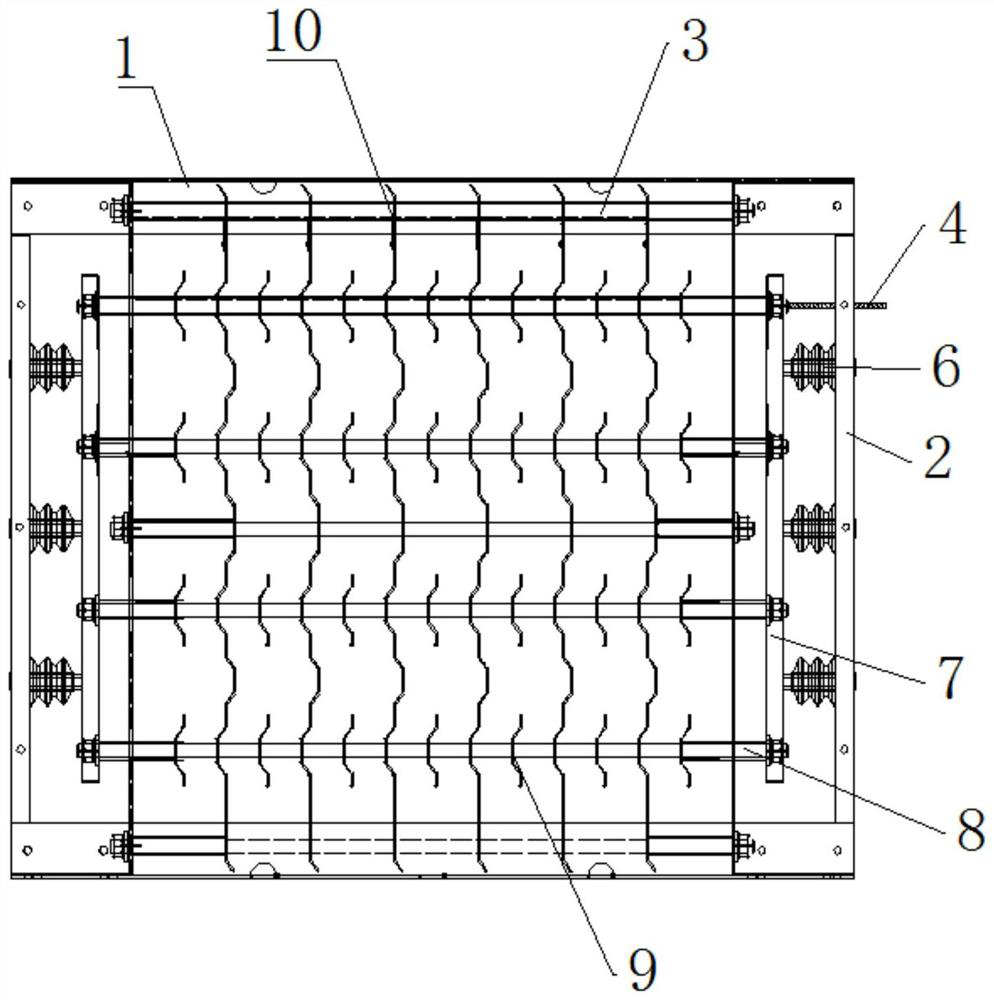 Electric field device of oil smoke purifier