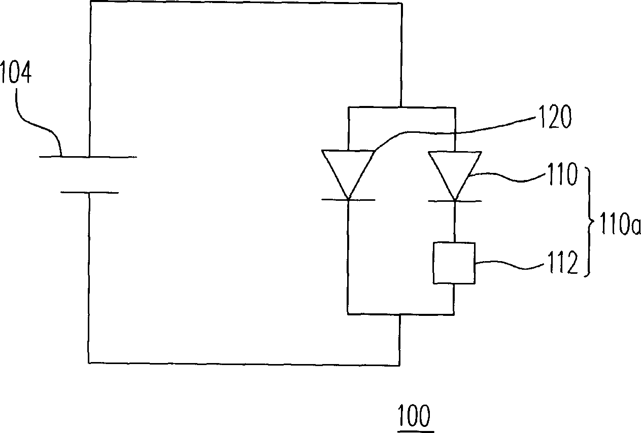 White-light luminous diode