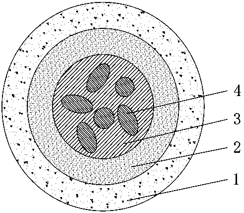 Light absorbing and heating functional fiber