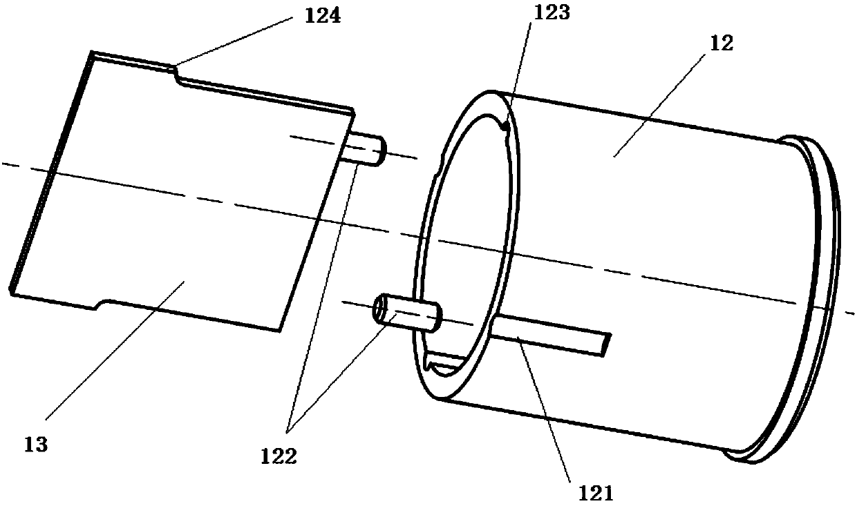 Transverse buckling instability detecting device used for standard D-series high-speed train