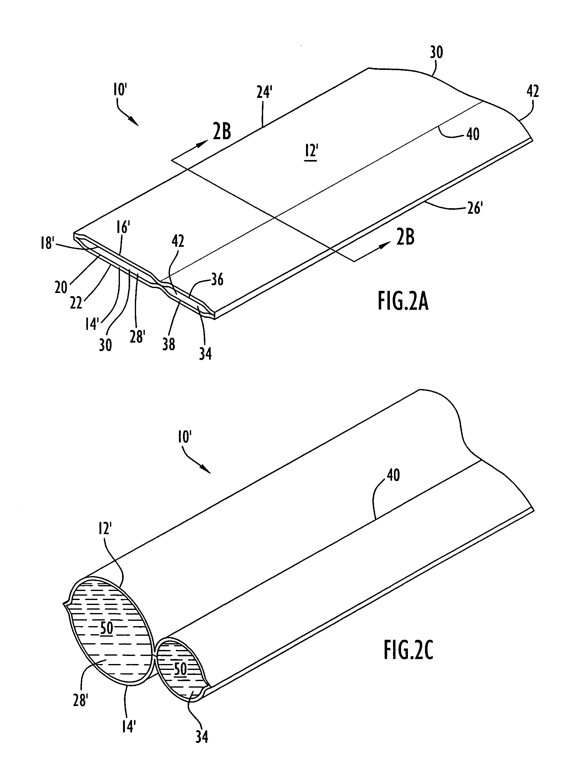 Lay flat tubing