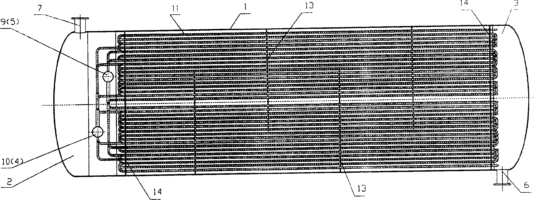 A closed-type external ice thawing ice-accumulating chamber