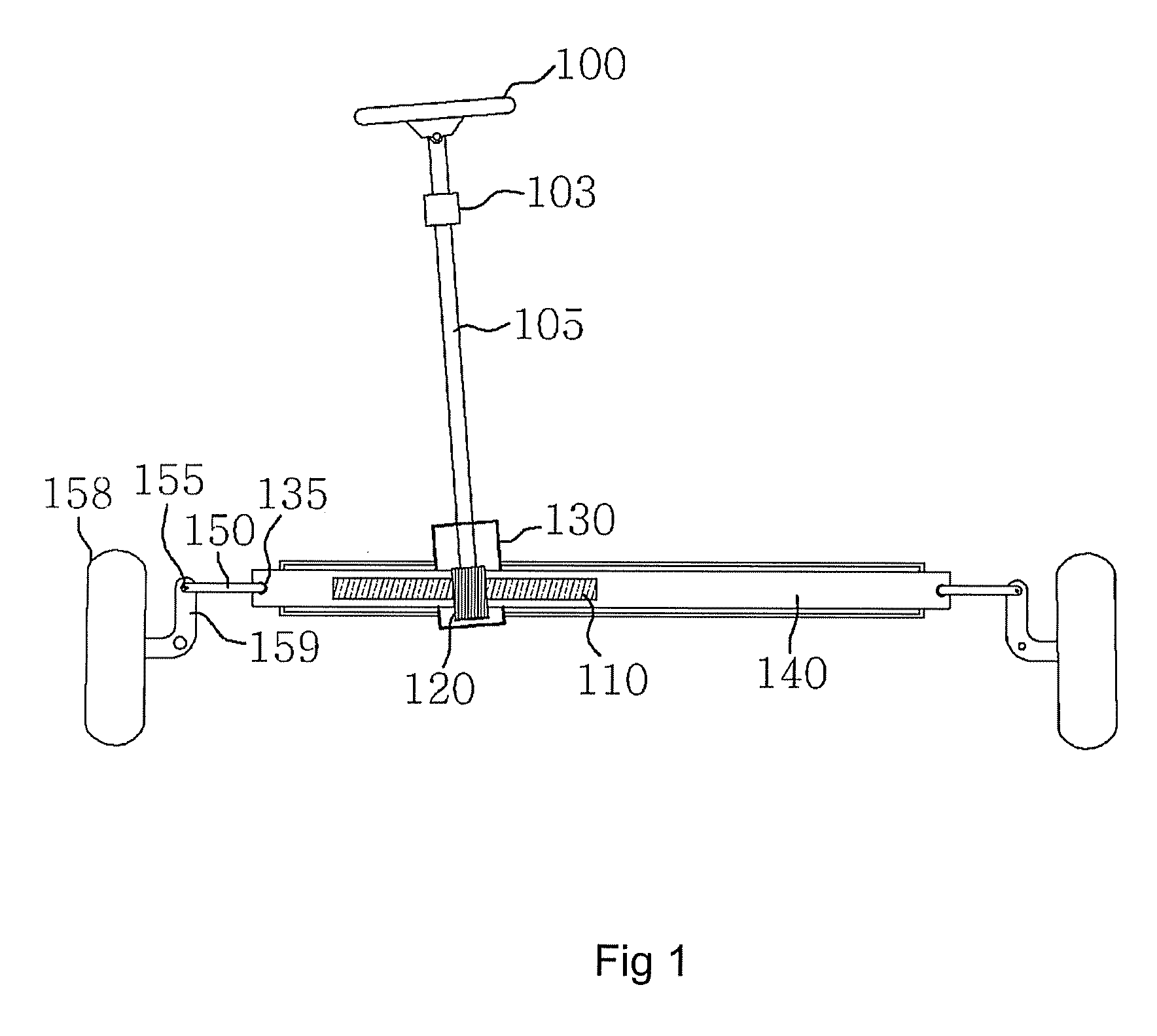 Rack bar supporting device of steering apparatus for vehicle