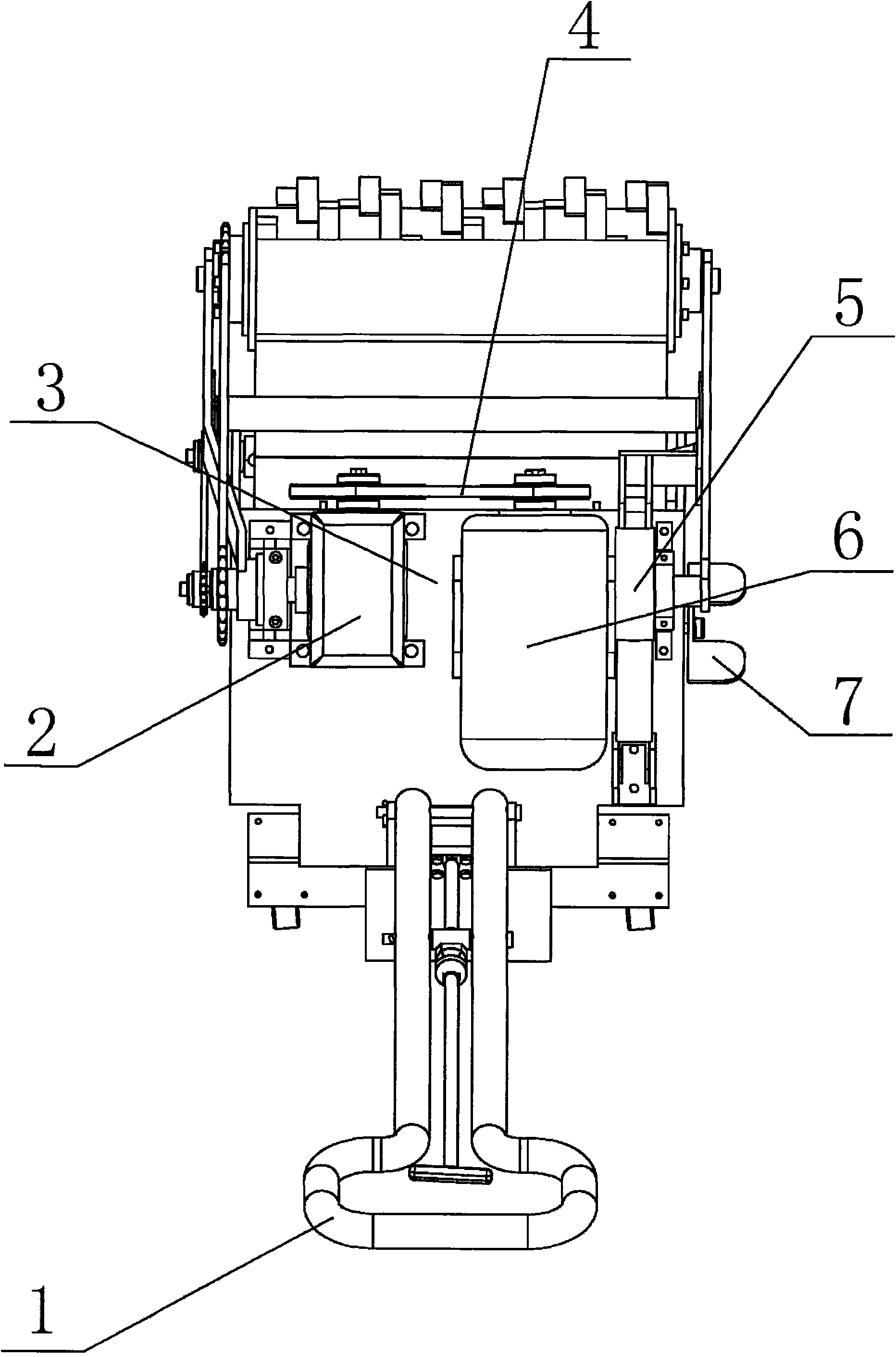 Hand-pushed self-adapting deicing snow sweeper