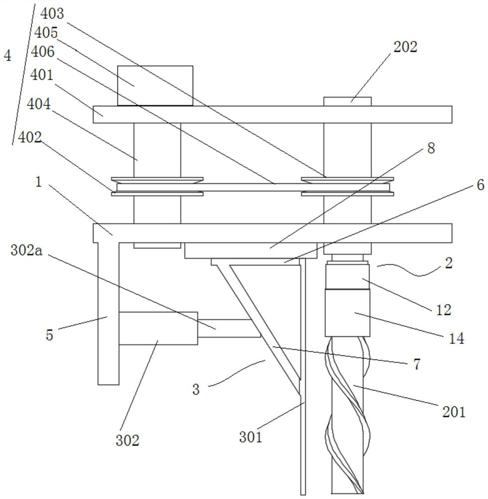 A milling device with anti-deformation function of tiny thin wall