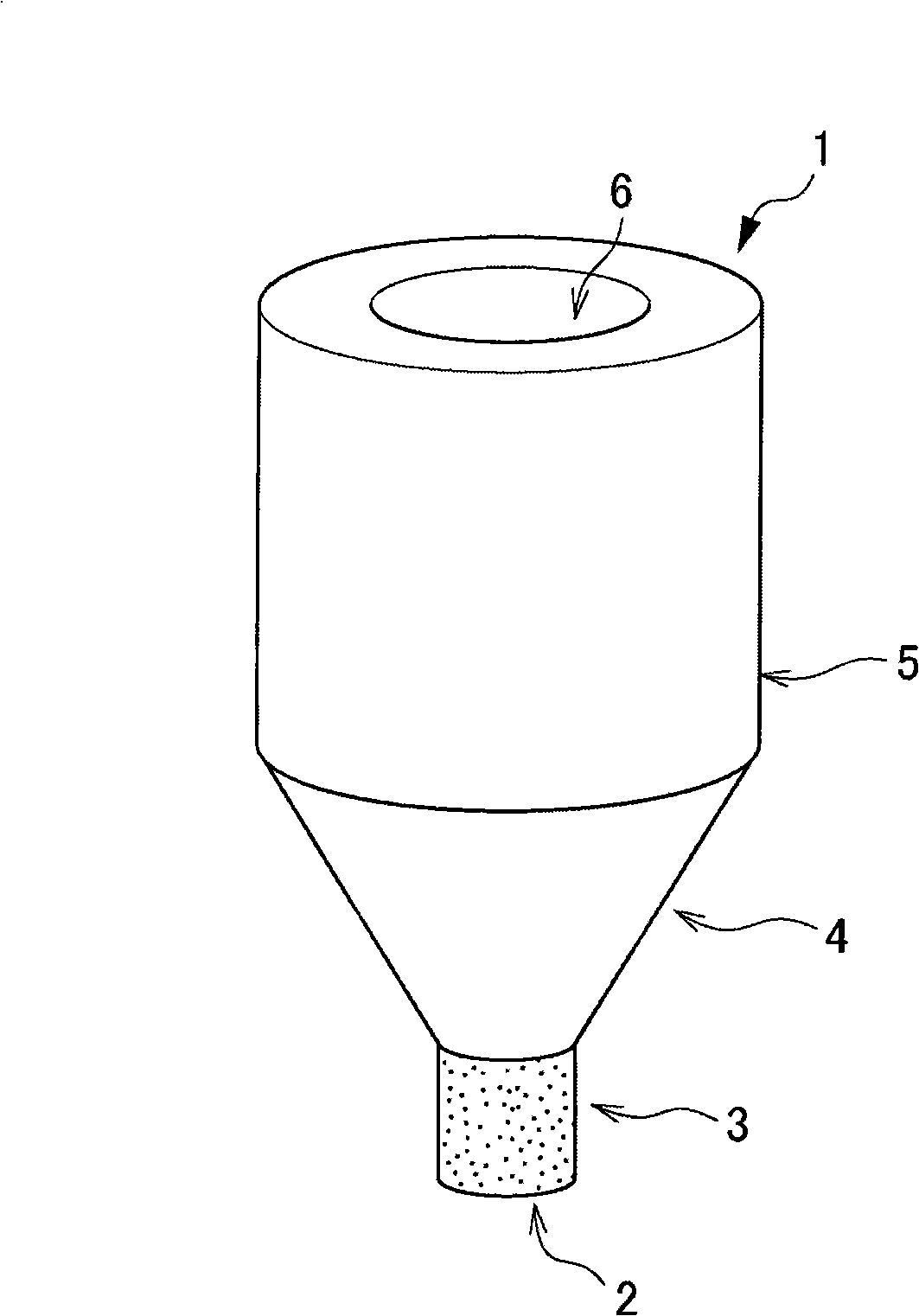 Melt material outlet nozzle