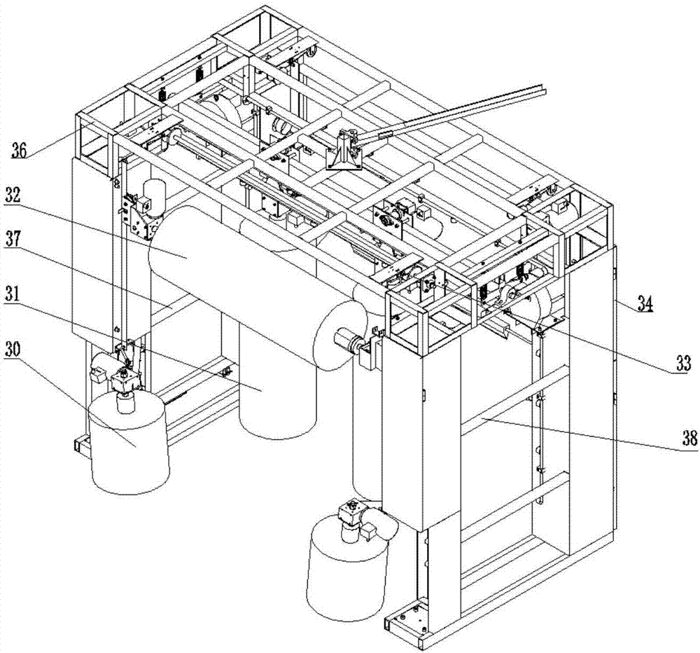 Vehicle cleaning machine with anti-collision protection door and control method of vehicle cleaning machine