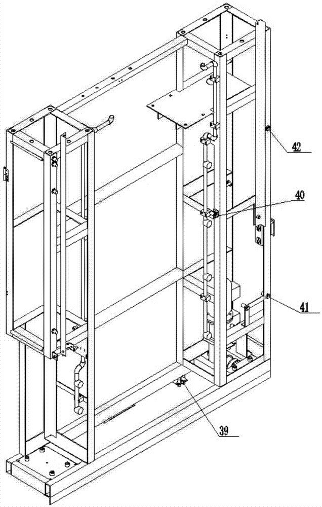 Vehicle cleaning machine with anti-collision protection door and control method of vehicle cleaning machine