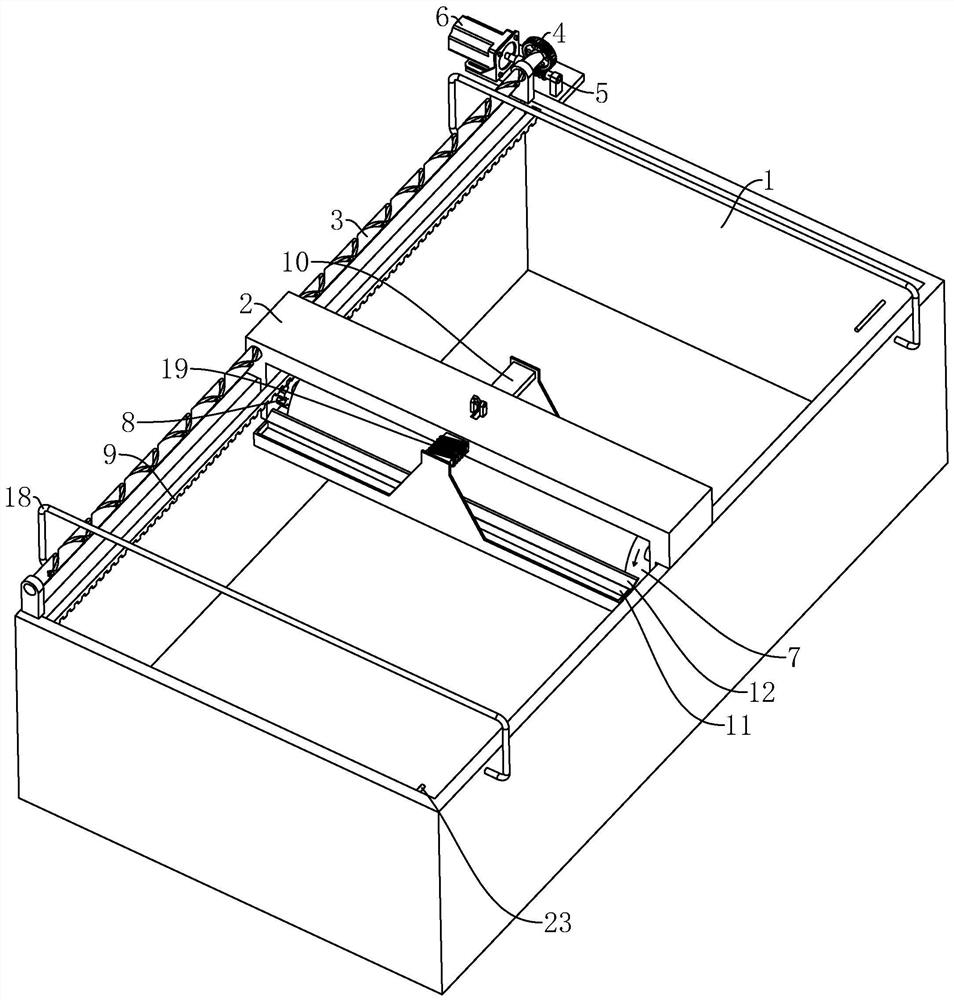 Hot-galvanizing machining device