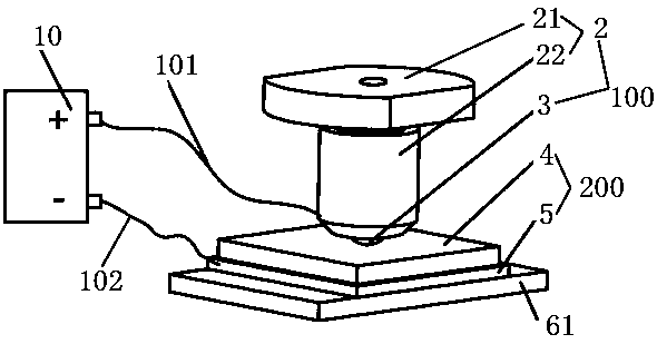 Applied electric field-induced friction device and testing method thereof