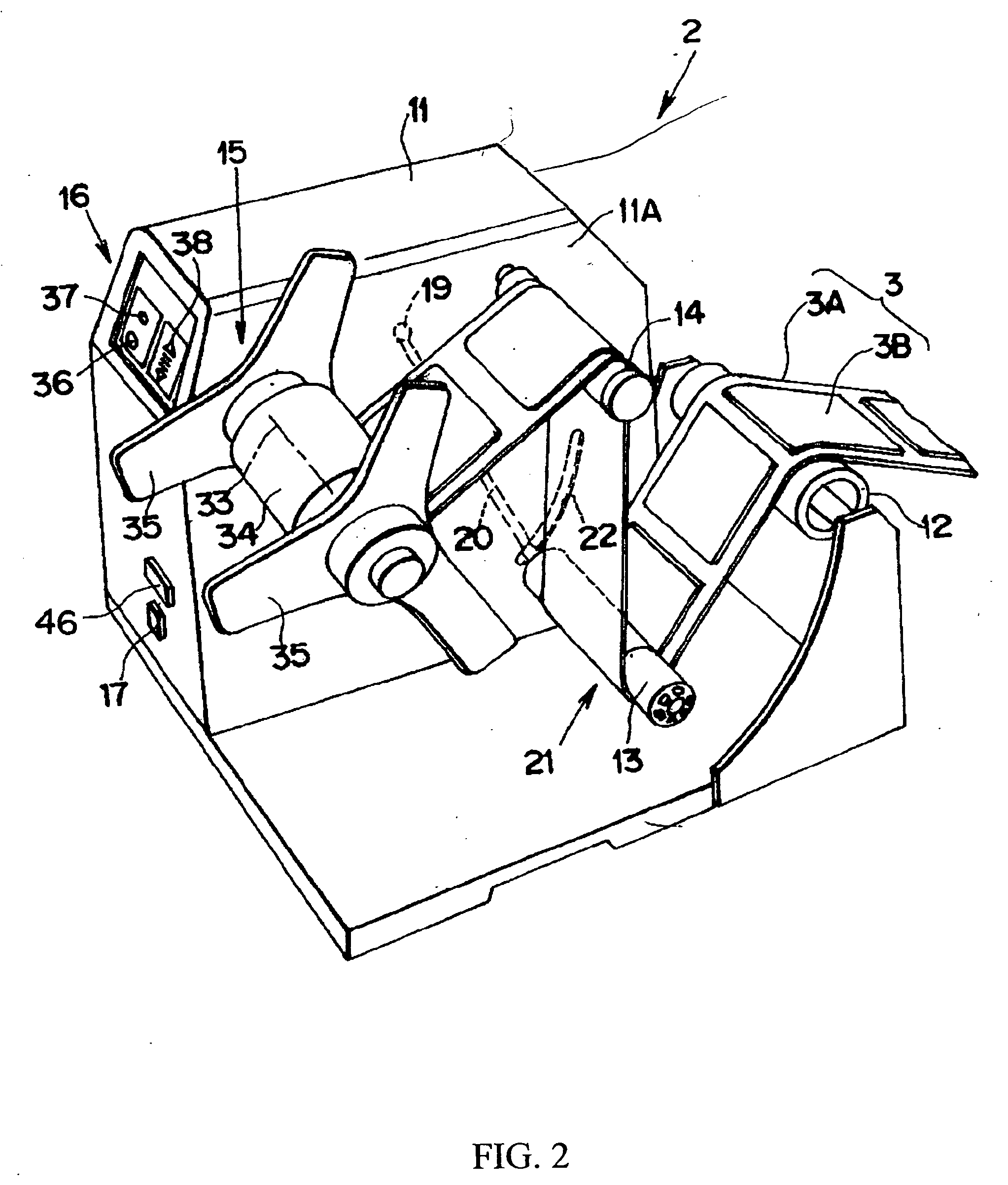 Printing paper winding device