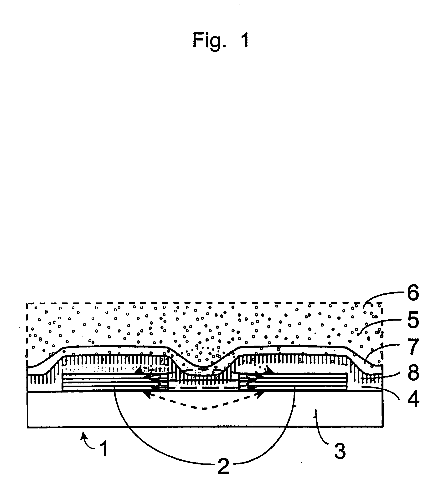 Measuring probe for detecting agents and the measurement of their concentrations